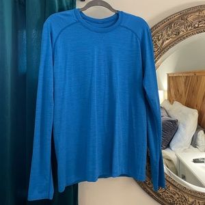 lululemon athletica Blue Long Sleeve Shirt